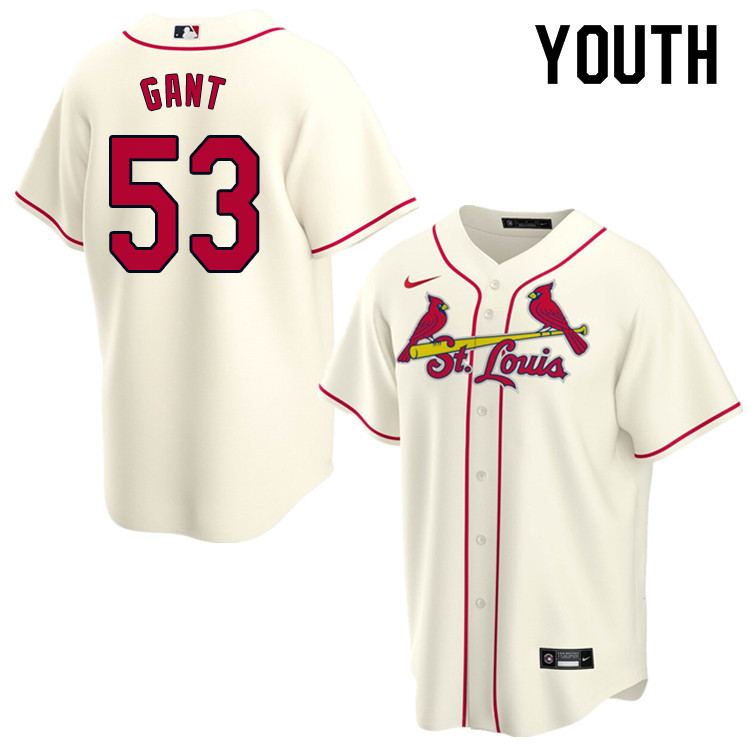 Nike Youth #53 John Gant St.Louis Cardinals Baseball Jerseys Sale-Cream